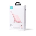 Powerbank z podstawką kabel USB-C i Iphone Lightning Cutie Series 10000mAh 22.5W różowy