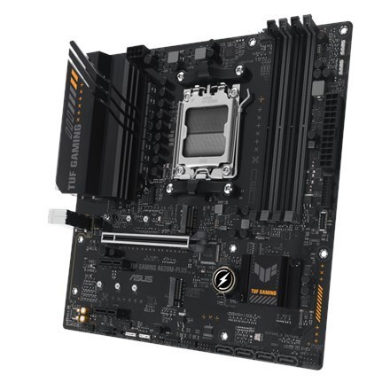 Asus | TUF GAMING A620M-PLUS | Rodzina procesorów AMD | Gniazdo procesora AM5 | DDR5 DIMM | Gniazda pamięci 4 | Obsługiwane inte