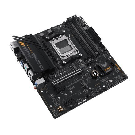 Asus | TUF GAMING A620M-PLUS | Rodzina procesorów AMD | Gniazdo procesora AM5 | DDR5 DIMM | Gniazda pamięci 4 | Obsługiwane inte