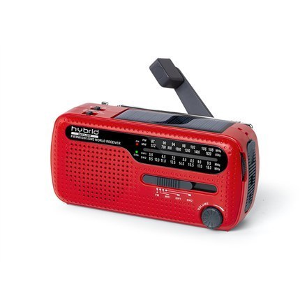 Muse | MH-07RED | Czerwony | Radio z własnym zasilaniem