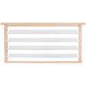 Zestaw do wychowu matek pszczelich plastikowy 483 x 232 x 42 mm