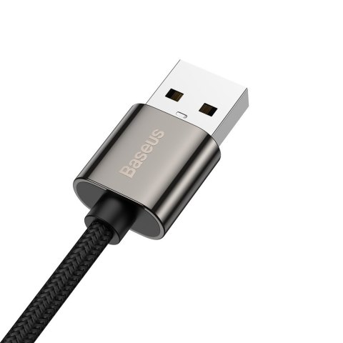 Kabel przewód dla graczy kątowy Legendary USB - USB-C 66W 2m - czarny