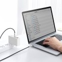 Przewód kabel USB-C - USB-C Cafule Metal Data Power Delivery 100W 2m - czarny
