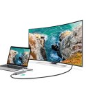 Wielofunkcyjny HUB rozgałęźnik USB-C na 3x USB 3.0 + USB-C + HDMI - szary