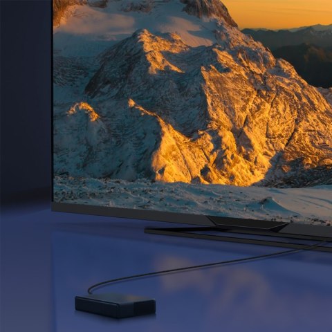 Kabel przewód HDMI 8K High Definition Series w oplocie 8m - czarny