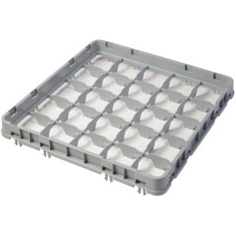 Nadstawka na szkło Half Drop E2 do kosza CAMBRO 50x50cm 25 przegródek - szara