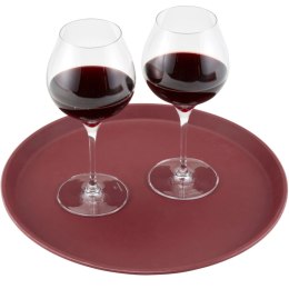 Taca kelnerska antypoślizgowa CAMBRO Camtread okrągła 35.5cm - burgund