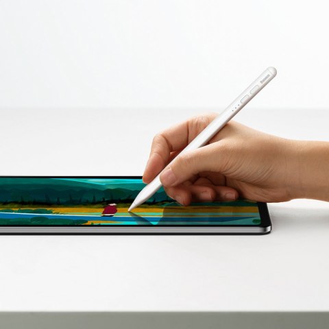 Aktywny rysik stylus pen do iPad Pro Air Smooth Writing biały