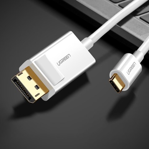 Przejściówka kabel jednokierunkowy z USB-C do Display Port 4K 1.5m czarny