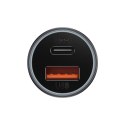 Szybka ładowarka samochodowa Golden Contactor Max USB + USB-C 60W QC ciemnoszary
