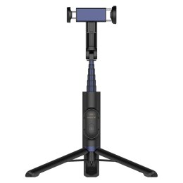 2w1 Statyw + kijek teleskopowy Selfie stick do zdjęć z pilotem czarny