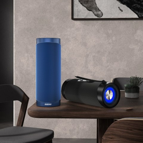 Bezprzewodowy głośnik Bluetooth 5.0 AUX karta TF światła LED RGB czarny