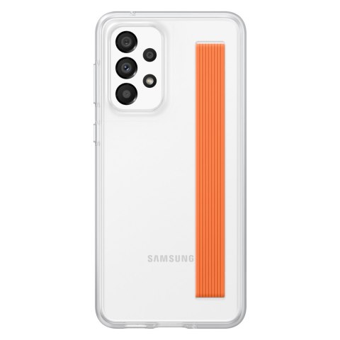 Etui do Galaxy A33 z paskiem na rękę Slim Strap Cover przezroczysty