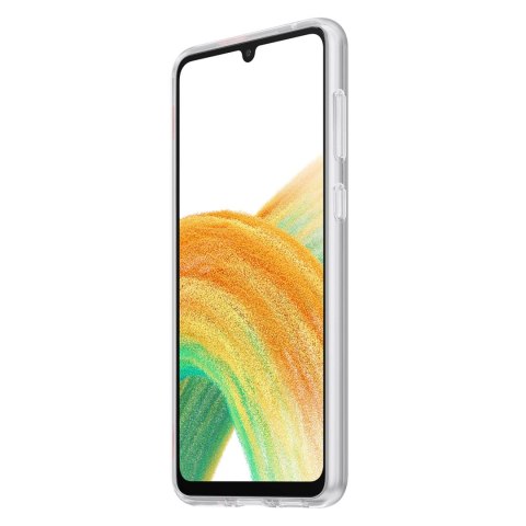 Etui do Galaxy A33 z paskiem na rękę Slim Strap Cover przezroczysty