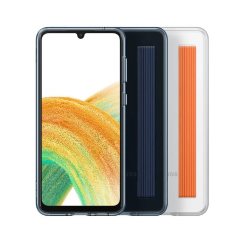 Etui do Galaxy A33 z paskiem na rękę Slim Strap Cover przezroczysty