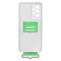 Etui pokrowiec z paskiem do Galaxy A53 5G Strap Silicone Cover biały