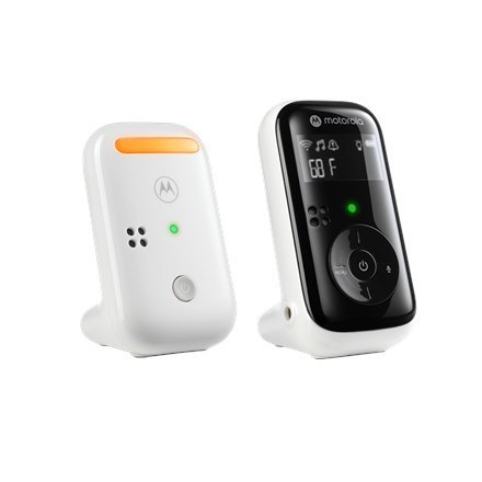Motorola | Wyświetlacz LCD z podświetleniem; Monitorowanie temperatury pokoju; Regulowany odczyt temperatury w stopniach C i F; 