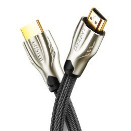 Wytrzymały kabel przewód HDMI w oplocie 4K 60Hz 1.5m złoty