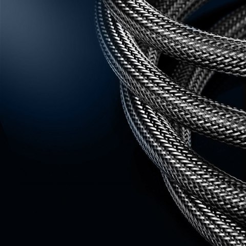 Wytrzymały kabel przewód HDMI w oplocie 4K 60Hz 1.5m złoty