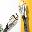Wytrzymały kabel przewód HDMI w oplocie 4K 60Hz 1.5m złoty