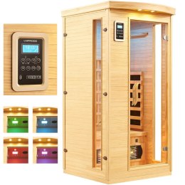Sauna jednoosobowa infrared na podczerwień 18-60 C 1450 W