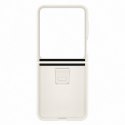 Etui silikonowe z uchwytem do Smsung Galaxy Z Flip 5 kremowe