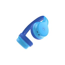 Słuchawki nauszne Motorola dla dzieci Moto JR300 Wbudowany mikrofon Bezprzewodowy Bluetooth Niebieski Bluetooth