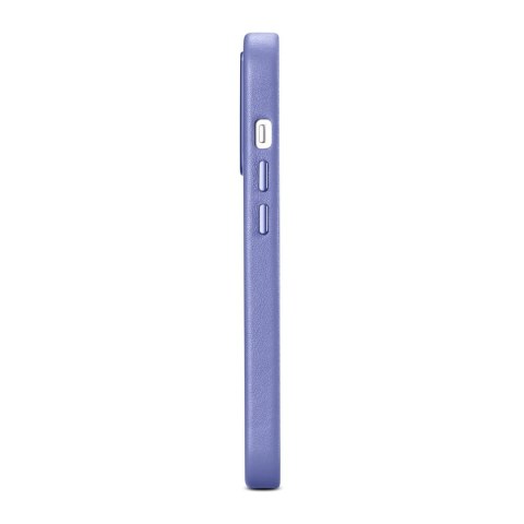 Pokrowiec etui z naturalnej skóry do iPhone 14 Pro MagSafe Case Leather jasno fioletowy