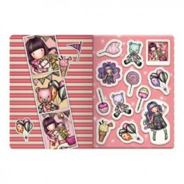 Mały notes z naklejkami - gorjuss - fairground - carousel