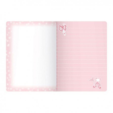 Mały notes z naklejkami - gorjuss - fairground - carousel