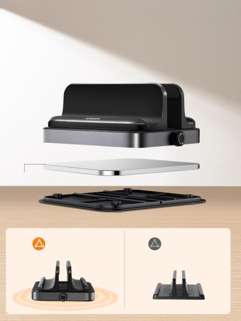 Uchwyt podstawka stojak na laptopa tablet telefon czarna