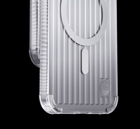 Magnetyczne etui iPhone 14 MagSafe PQY Go Out Series laser color