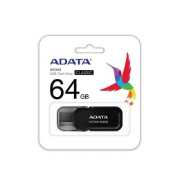 Pamięć USB ADATA DashDrive UV240 64 GB Czarny