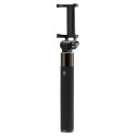 Wysokiej jakości kijek teleskopowy Selfie stick 18-77cm czarny