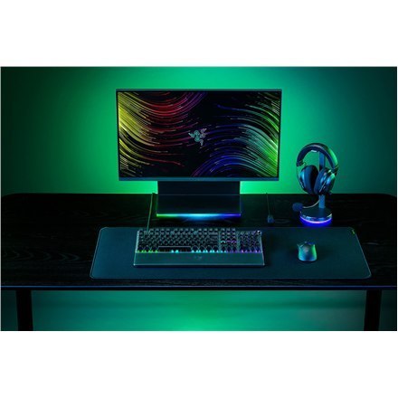 Klawiatura do gier Razer Huntsman V3 Pro przewodowa czarna nordycka z analogowym optycznym przełącznikiem