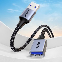 Przedłużacz kabla przewodu USB 3.0 5m w oplocie czarny