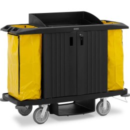 Wózek hotelowy serwisowy do sprzątania na klucz 2 worki 162 x 60 x 127 cm