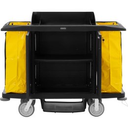 Wózek hotelowy serwisowy do sprzątania na klucz 2 worki 162 x 60 x 127 cm