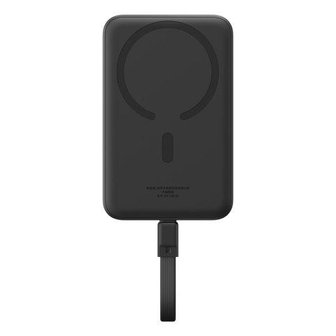 Mini Powerbank MagSafe 10000mAh 30W z kablem USB-C 0.3m czarny