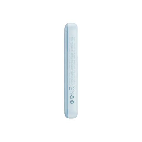 Powerbank z wyświetlaczem 10000mAh 22.5W Comet Series + kabel USB-A - USB-C 0.3m niebieski