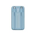 Powerbank z wyświetlaczem 20000mAh 22.5W Comet Series + kabel USB-A - USB-C 0.3m niebieski