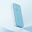 Powerbank z wyświetlaczem 20000mAh 22.5W Comet Series + kabel USB-A - USB-C 0.3m niebieski
