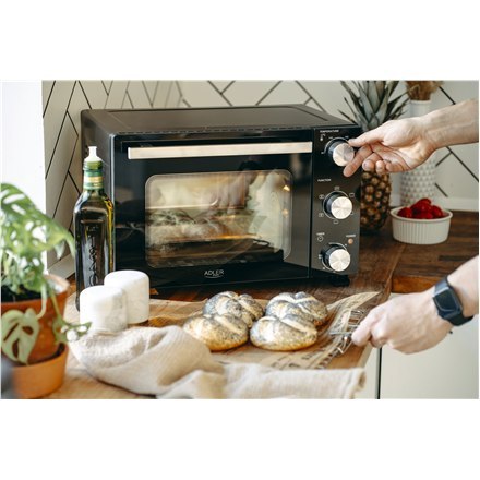 Piekarnik elektryczny Adler | AD 6024 | 22 L | 1300 W | Czarny