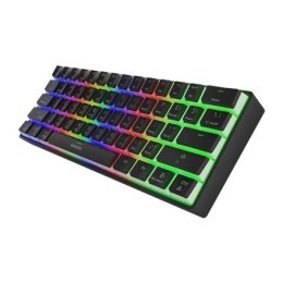 Genesis | THOR 660 RGB | Mechaniczna klawiatura dla graczy | Podświetlenie LED RGB | USA | Czarna | Bezprzewodowa | Bluetooth | 
