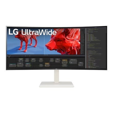 LG | 38WR85QC-W | 38 " | IPS | 3840 x 1600 pixels | 21:9 | 1 ms | 450 cd/m² | HDMI ports quantity 2 | 144 Hz