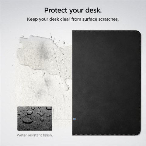 Podkładka mata na biurko pod myszkę laptop antypoślizgowa gamingowa 90x40cm czarna