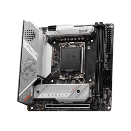 MSI | MPG Z790I EDGE WIFI | Rodzina procesorów Intel | Gniazdo procesora LGA1700 | DDR5 | Obsługiwane interfejsy dysków twardych