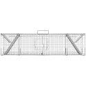 Żywołapka pułapka na lisy szczury kuny 101.5 x 15.5 x 19.5 cm oczka 25 x 25 mm