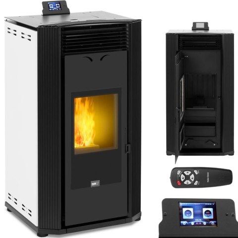 Piec piecyk kominek na pellet z płaszczem wodnym do 400 m3 24000 W