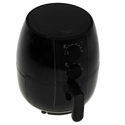 Adler Airfryer Oven | AD 6312 | Moc 1600 W | Pojemność 2,5 L | Konwekcja | Czarny